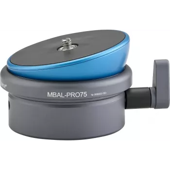 Nivellierkalotte Novoflex Magic-Balance 75 MBAL-PRO75 — Nivellierkopf für Stative, 75 mm Plattformdurchmesser, kompakte leichte Bauweise