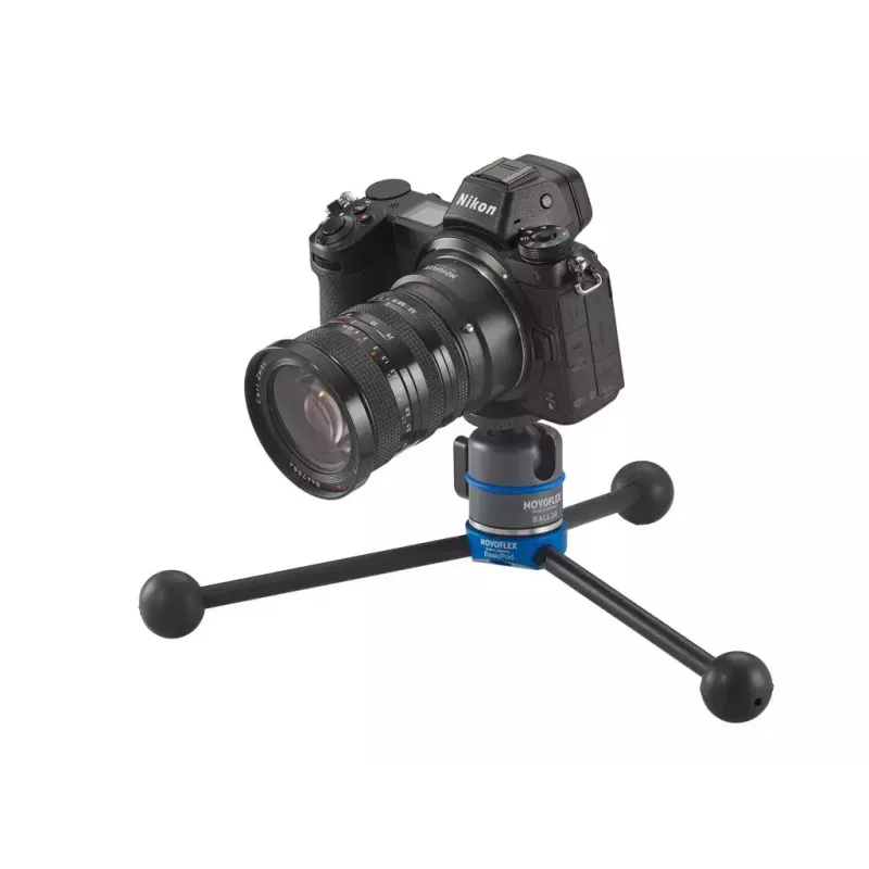 Stativ Novoflex BasicPod Mini für Digital-/Filmkameras Schwarz Blau
