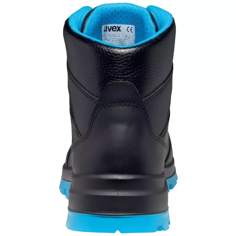 Sicherheitsstiefel Uvex xenova BOA S1P Unisex Erwachsene Schwarz Blau Leder PU