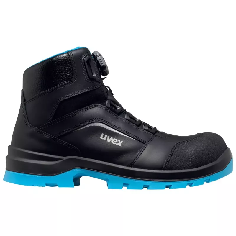 Sicherheitsstiefel Uvex xenova BOA S1P Unisex Erwachsene Schwarz Blau Leder PU