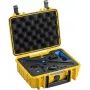Hard carrying case b&w international PP.41 für DJI Osmo 360 — wasserdicht, langlebig, gelb