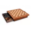 Schachbrett Millennium M843 Desktop Einteiliges Brett 32x32 cm
