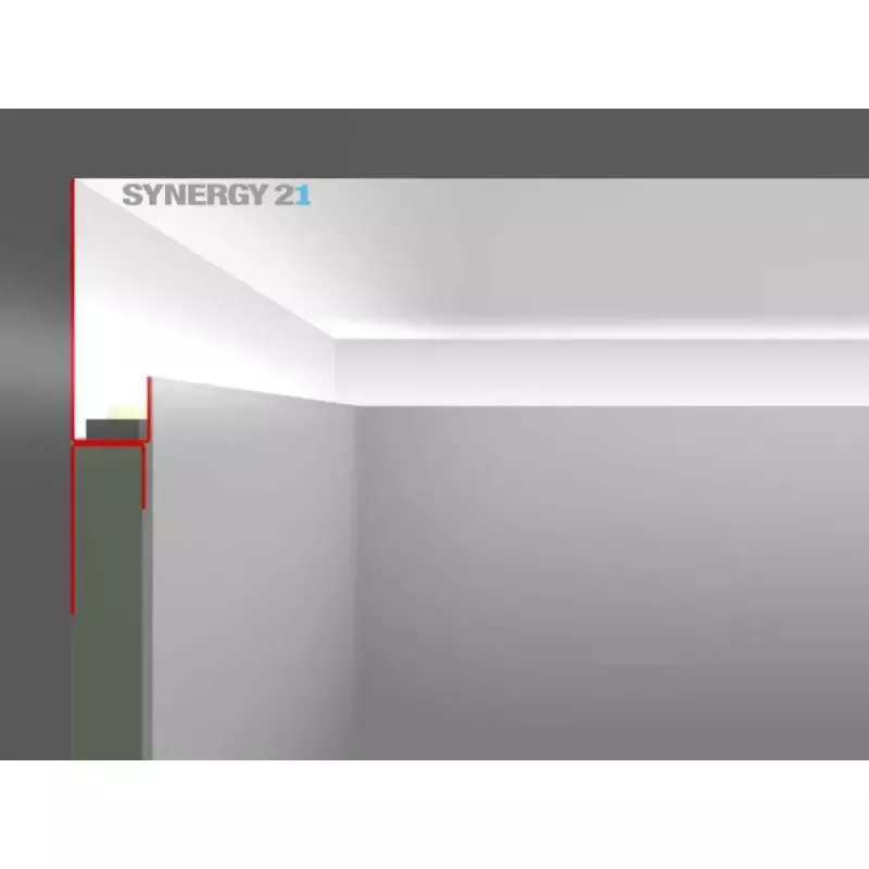Montageset Synergy 21 S21-LED-PR00150 Weiß Zink