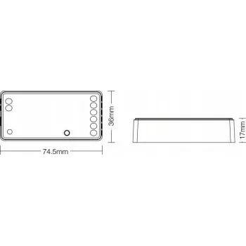 LED-Steuergerät MiBoxer FUT037Z+ 3in1 RGBW Zigbee 3.0