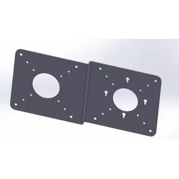 Montageset ALLNET VESA_MINIPC_PLATE Schwarz