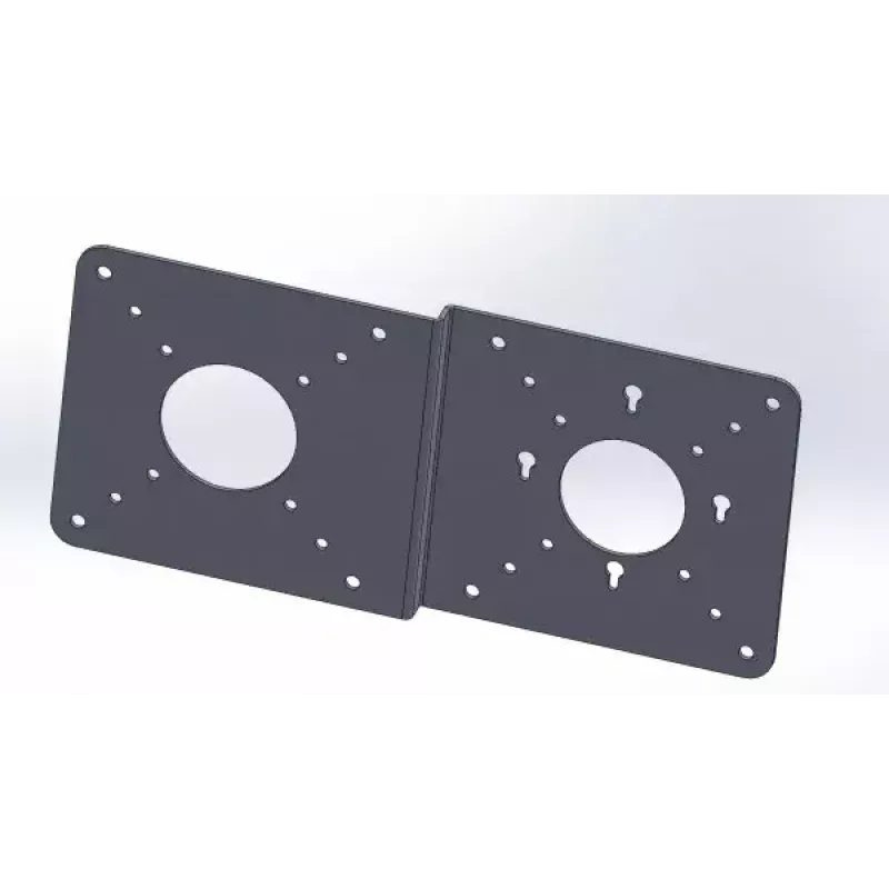 Montageset ALLNET VESA_MINIPC_PLATE Schwarz