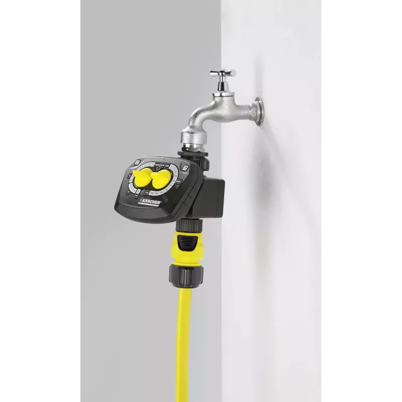 Mechanischer Bewässerungs-Timer Kärcher WT 4.000 Schwarz Gelb