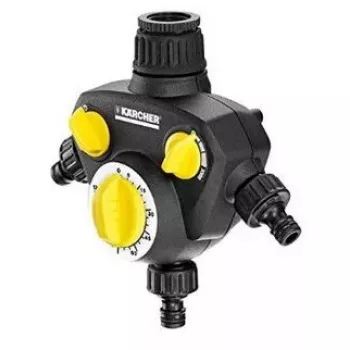 Mechanische Bewässerungsuhr Kärcher WT 2.000 Schwarz Gelb