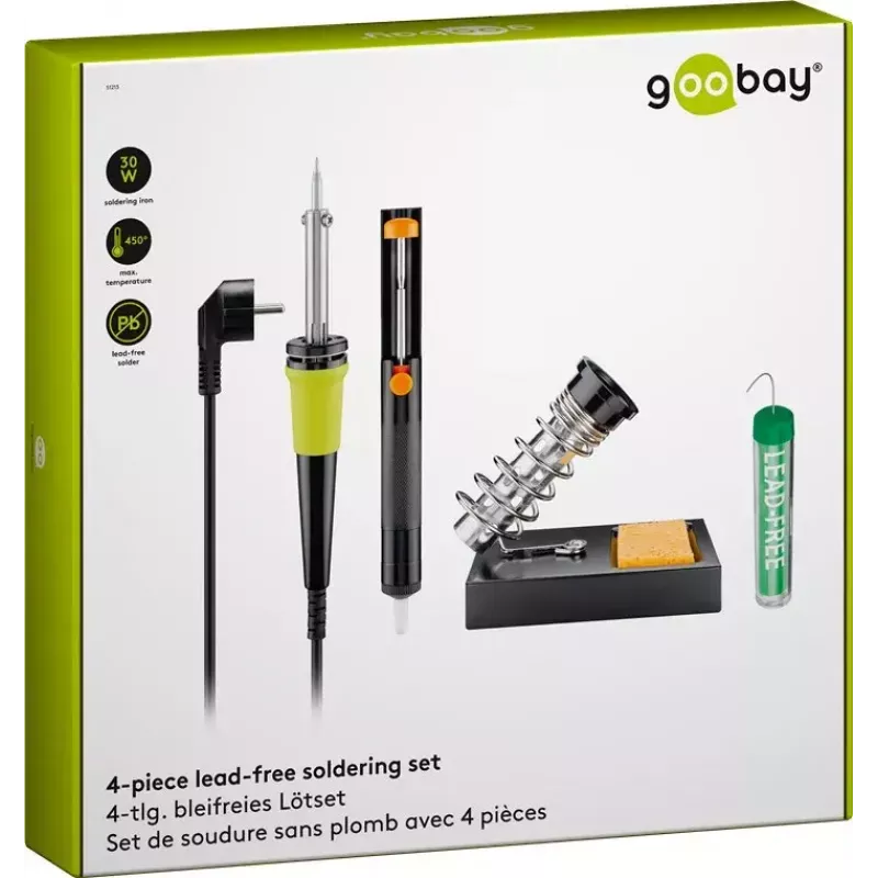 Fixpoint 4-teiliges bleifreies Löt-Set 30 W