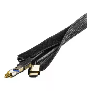Kabelmantel Deltaco LDR08 Schwarz
