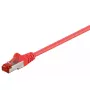 Netzwerkkabel Goobay CAT 6 Patchkabel RJ-45 Cat6 0,25 m Rot