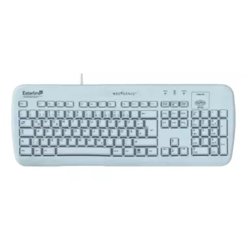 Tastatur Medigenic Essential VM9205 Medical USB PS/2 Deutsch Weiß