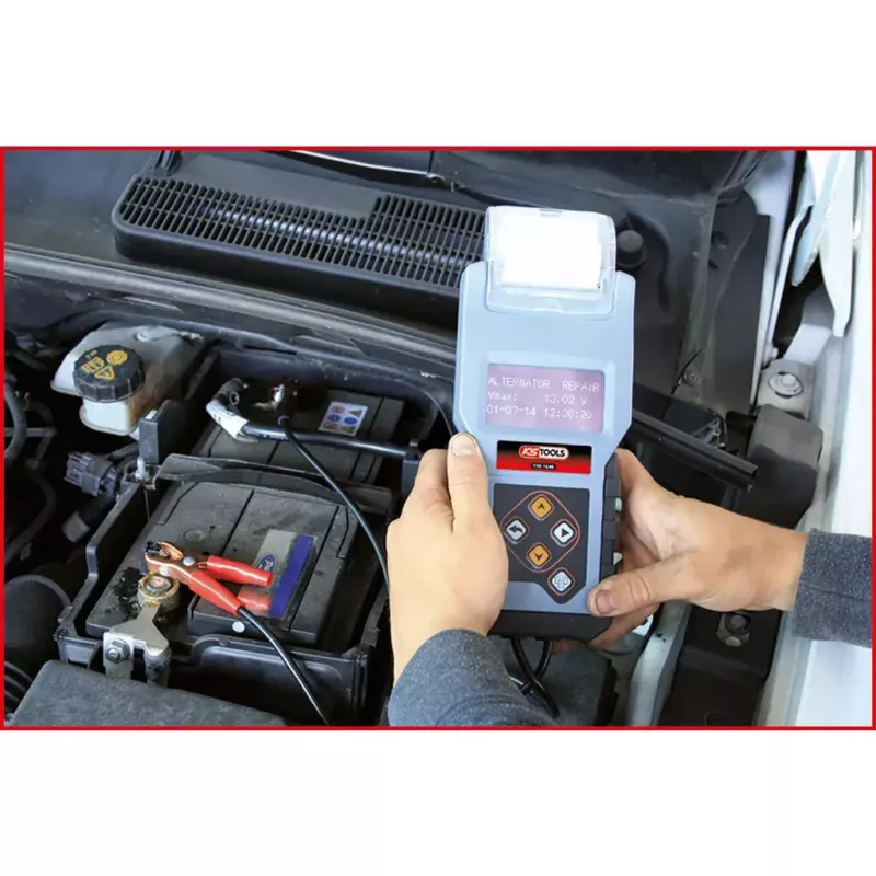 Batterietester KS Tools 550.1646 Schwarz Blau 1,5 kg