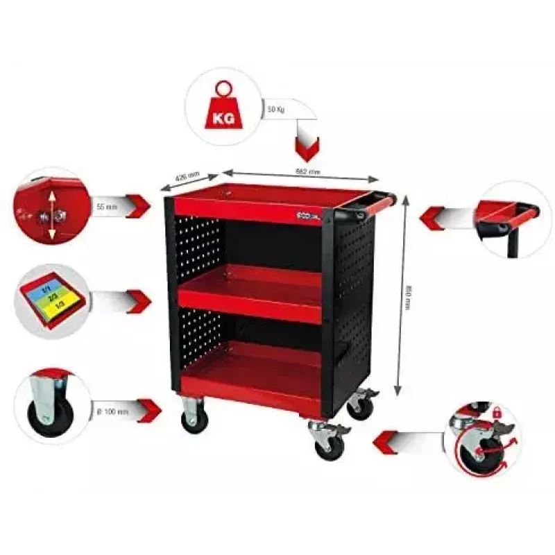 Werkzeugkoffer KS Tools 890.0006 350x250x130 mm