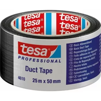 Gewebeband Tesa 04610, 25 m x 50 mm, schwarz