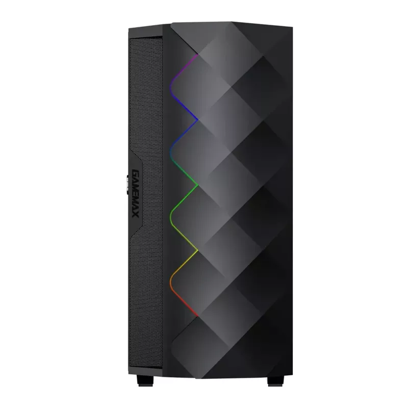 Hyrican GAMEMAX Diamond BK 7795 PC — AMD Ryzen 5 5500, 16 GB DDR4, 1 TB SSD, NVIDIA GeForce RTX 5050, Windows 11 Home, Schwarz