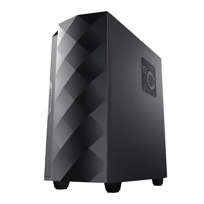 Hyrican GAMEMAX Diamond BK 7795 PC — AMD Ryzen 5 5500, 16 GB DDR4, 1 TB SSD, NVIDIA GeForce RTX 5050, Windows 11 Home, Schwarz