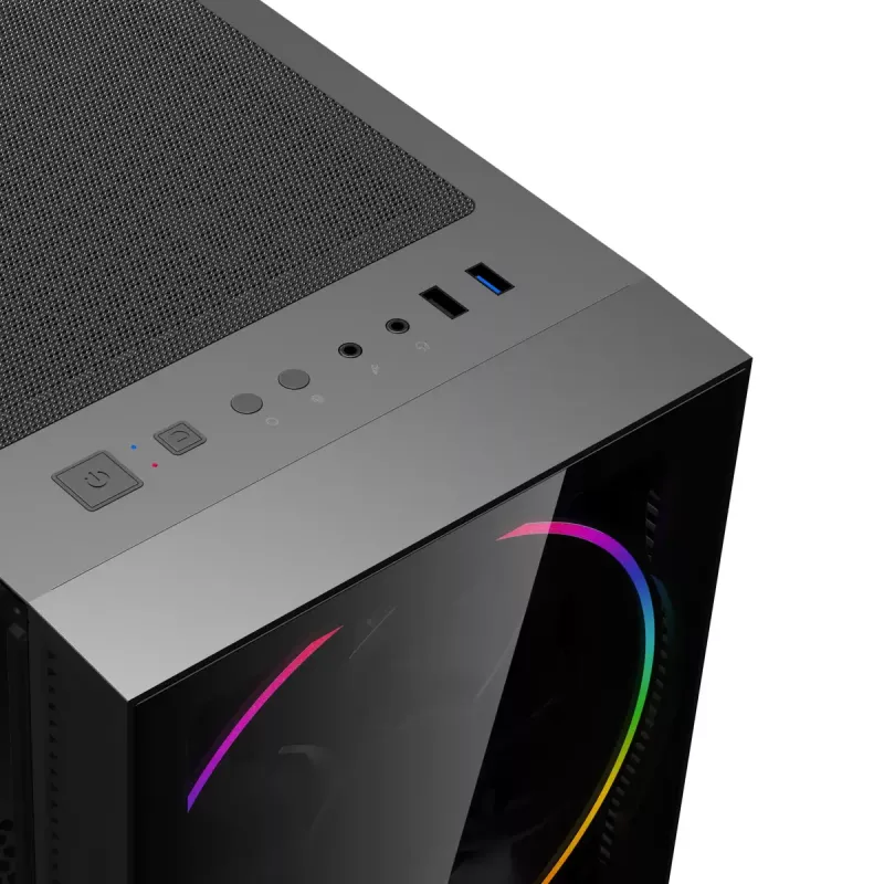 Desktop-PC Hyrican GAMEMAX Schwarz Hole 7811 — Intel Core i5-14400F, 16 GB DDR5, 1 TB SSD, GeForce RTX 5060 Ti, Windows 11