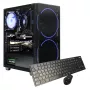 Desktop-PC Hyrican GAMEMAX Schwarz Hole 7811 — Intel Core i5-14400F, 16 GB DDR5, 1 TB SSD, GeForce RTX 5060 Ti, Windows 11