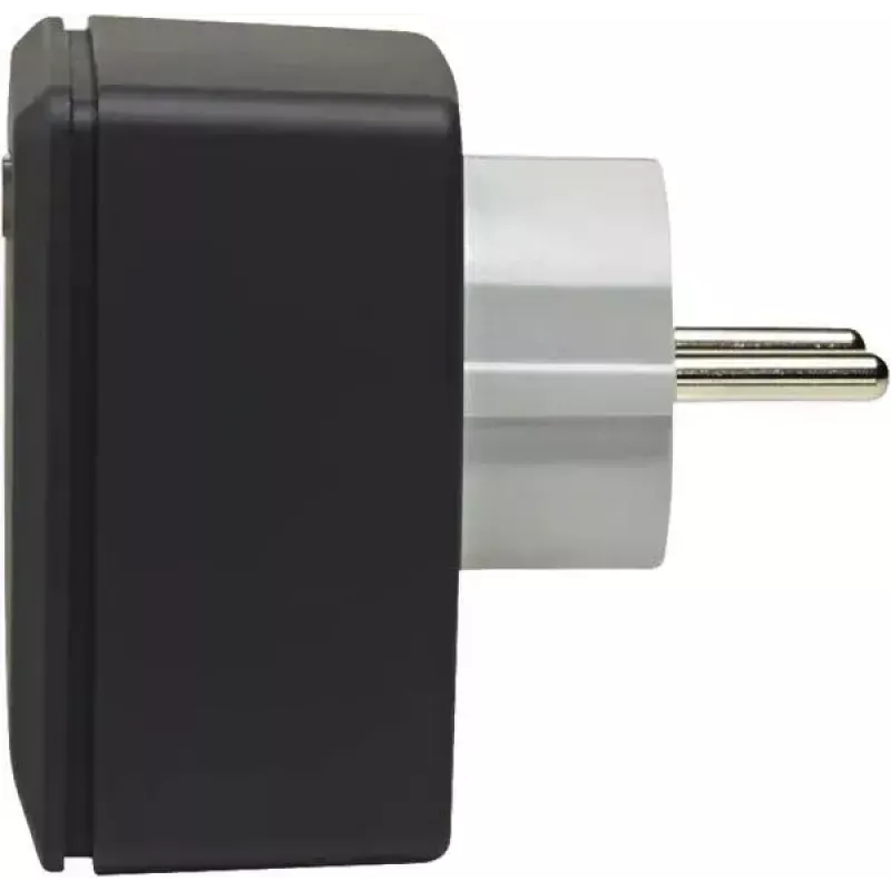 Smart-Stecker eQ-3 Homematic IP 161599A0, innen, Anthrazit, Kunststoffgehäuse, 70×70×39 mm