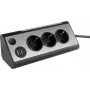 Mehrfachsteckdose REV 2400050010, 3-fach mit 2 USB-Anschlüssen
