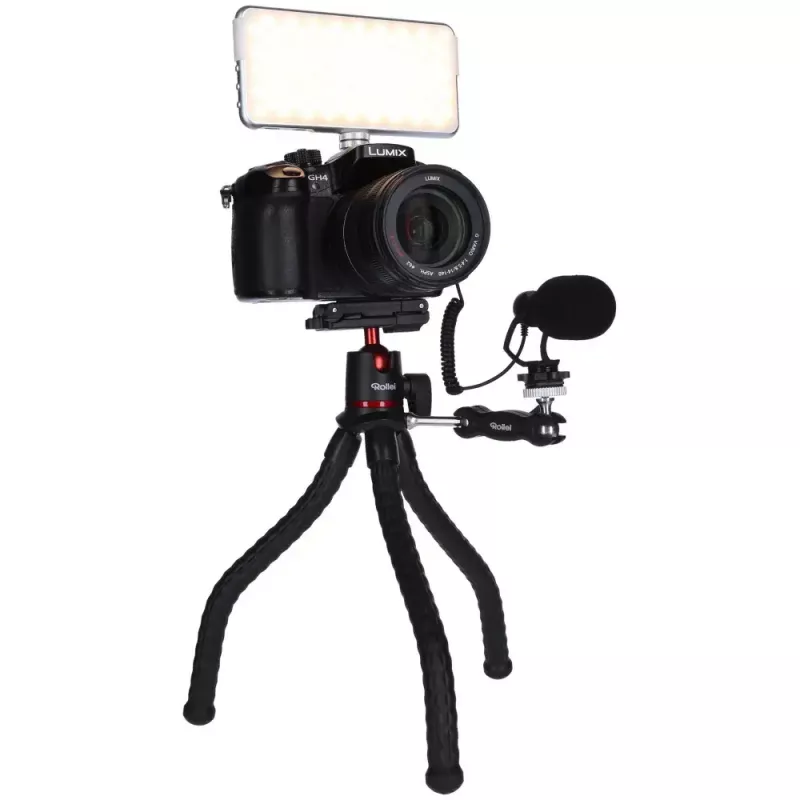 Stativ Rollei Monkey Pod 2 für Smartphone/Digitalkamera Schwarz