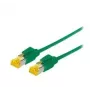 Netzwerkkabel Tecline 1 m Cat6a S/FTP Grün
