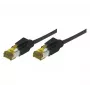 EXC Patch RJ45 S/FTP CAT 7 LSOH Snagless Schwarz 20m Networking Kabel