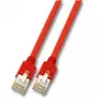 Netzwerkkabel EFB Elektronik RJ45 (X) S/FTP Cat5e Rot 3 m
