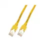 Netzwerkkabel EFB Elektronik K8075.1 RJ-45 Cat5e 1m Gelb