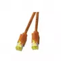 Netzwerkkabel EFB Elektronik 0,5 m RJ45 Cat6a Orange