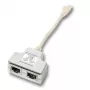 Netzwerkkabel EFB Elektronik K5123.015 RJ-45 0,15 m Silber Weiß