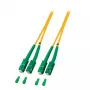 Glasfaserkabel EFB Elektronik O2561.1 1 m SC Gelb