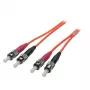 Glasfaserkabel EFB Elektronik O6013.15 15 m ST Orange