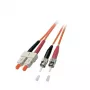 Glasfaserkabel EFB Elektronik O6353.10 10 m SC ST Orange