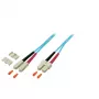 Glasfaserkabel EFB Elektronik O7413.15 15 m SC Türkis