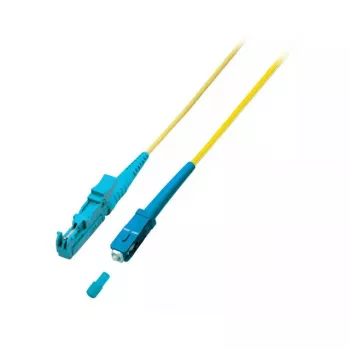 Glasfaserkabel EFB Elektronik O0839.5 — OS2, 5 m, E-2000 (LSH) zu LC, 9 µm, gelb