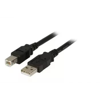 USB-Kabel EFB Elektronik K5256SW.1,8 1,8 m USB A USB B Schwarz