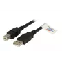 USB-Kabel EFB Elektronik K5256SW.1,8 1,8 m USB A USB B Schwarz
