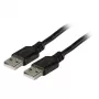 USB 2.0 A–A Kabel EFB Elektronik 1,5 m, Stecker-Stecker, 0,48 Gbit/s, schwarz, magnetisch geschirmt