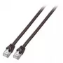 Netzwerkkabel EFB Elektronik S/FTP Cat.6 RJ45 Schwarz 10 m
