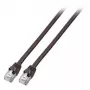 Netzwerkkabel EFB Elektronik S/FTP Cat.6 RJ45 Schwarz 3m