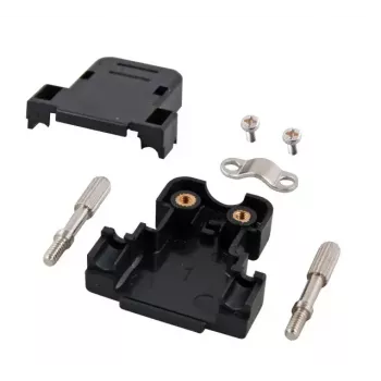 D-Sub-Steckverbinder EFB Elektronik 29520.1 — 15-polig, Kunststoff, schwarz, Außen-Ø 8 mm, 31×32 mm