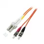 Glasfaserkabel EFB Elektronik O0371.3 3 m LC ST Orange