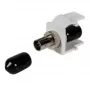 Keystone-Modul EFB Elektronik EB529 flach Schwarz Weiß