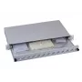 Patchpanel 1U EFB Elektronik B71006.12OM4 — ST-Glasfasersteckverbinder, Metall, 483×44,5×244 mm