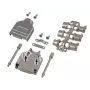 Kabelverbinder EFB Elektronik D-Sub 15-polig 29471.1, Zink-Silber, 33×47 mm, Ø 1.3 cm