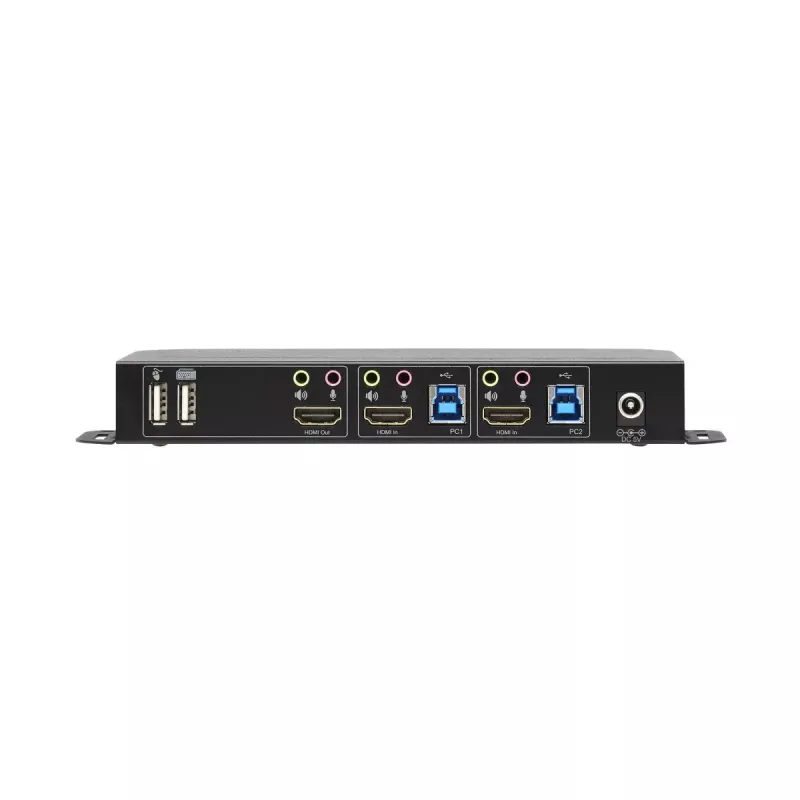 KVM-Switch 2-Port HDMI/USB Tripp Lite B005-HUA2-K — 4K 60 Hz, HDR, HDCP 2.2, IR, USB-Sharing, 1,2 m Kabel