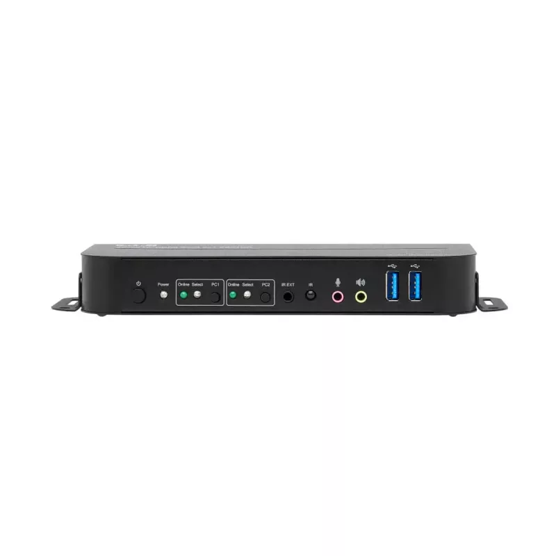 KVM-Switch 2-Port HDMI/USB Tripp Lite B005-HUA2-K — 4K 60 Hz, HDR, HDCP 2.2, IR, USB-Sharing, 1,2 m Kabel