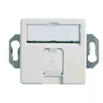 Telegärtner Anschlussdose RJ-45 Cat6a J00020A0507, weiß, ABS/Stahl/Zink, 70×50×43,2 mm